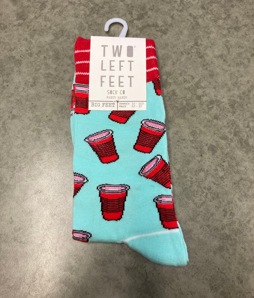 Two Left Feet Socks - Party Hardy (Solo Cups)