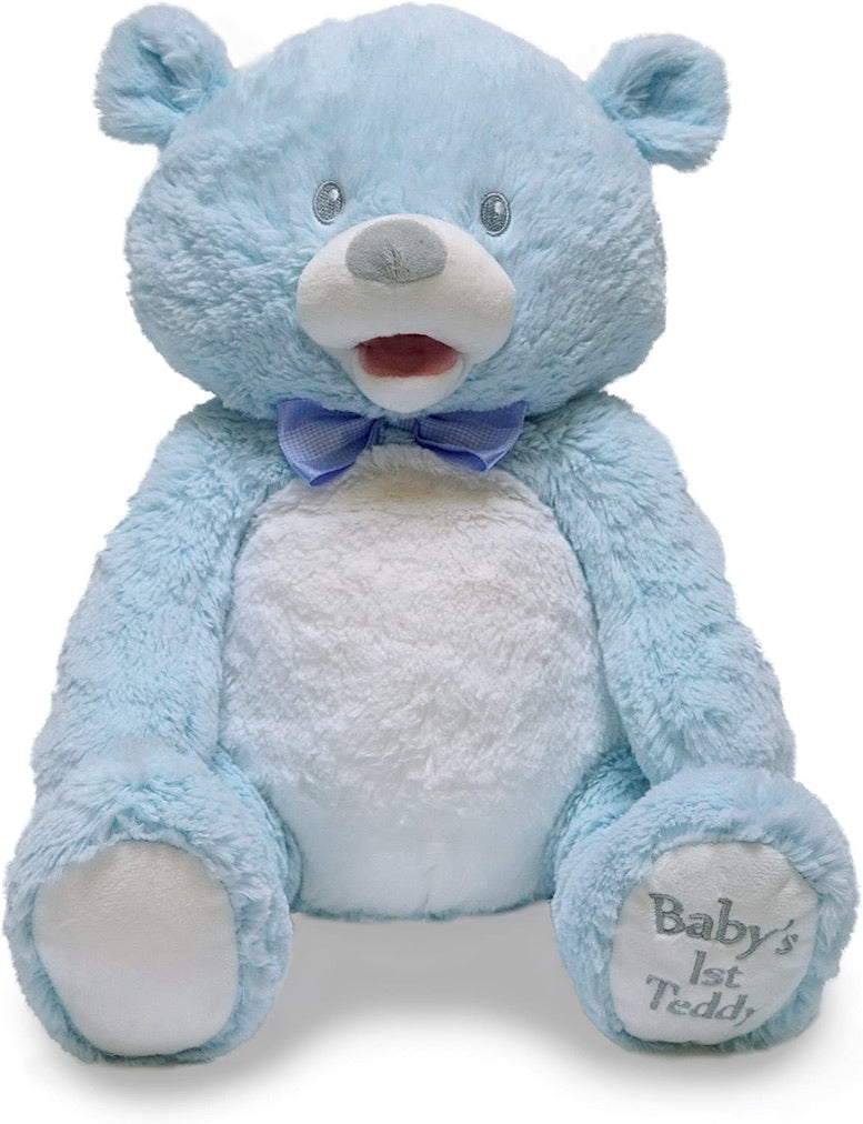 Cuddle Barn - My First Singing Teddy - Blue
