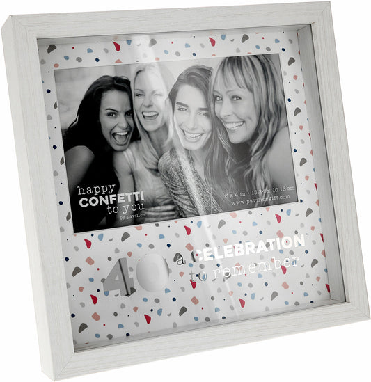 Frame - 40th - Happy Confetti to You!