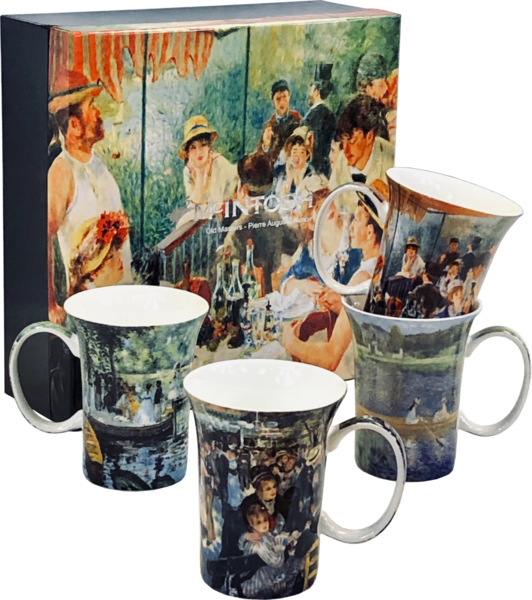 McIntosh China - Pierre-Auguste Renoir - 4 Piece Mug Set