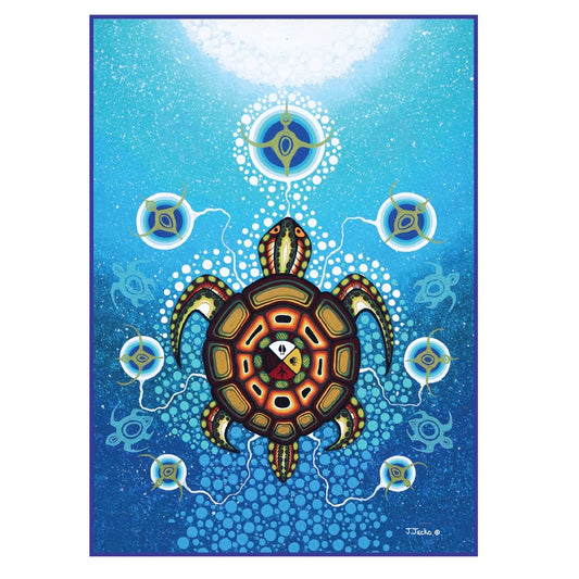 Oscardo - James Jacko - Microfibre Towel - Medicine Turtle