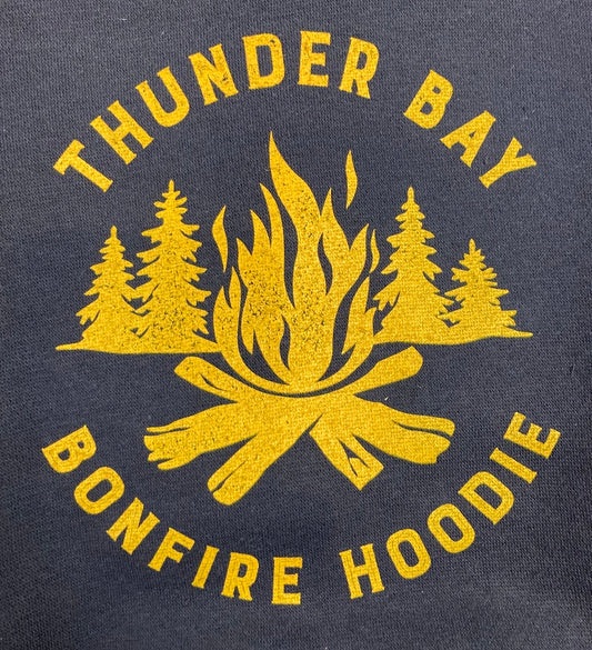 Souvenir Clothing - Youth Side Pocket Hoodie - Bonfire - Thunder Bay - Navy