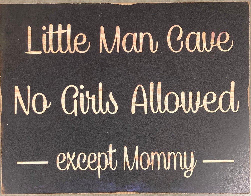 Sign - Little Man Cave
