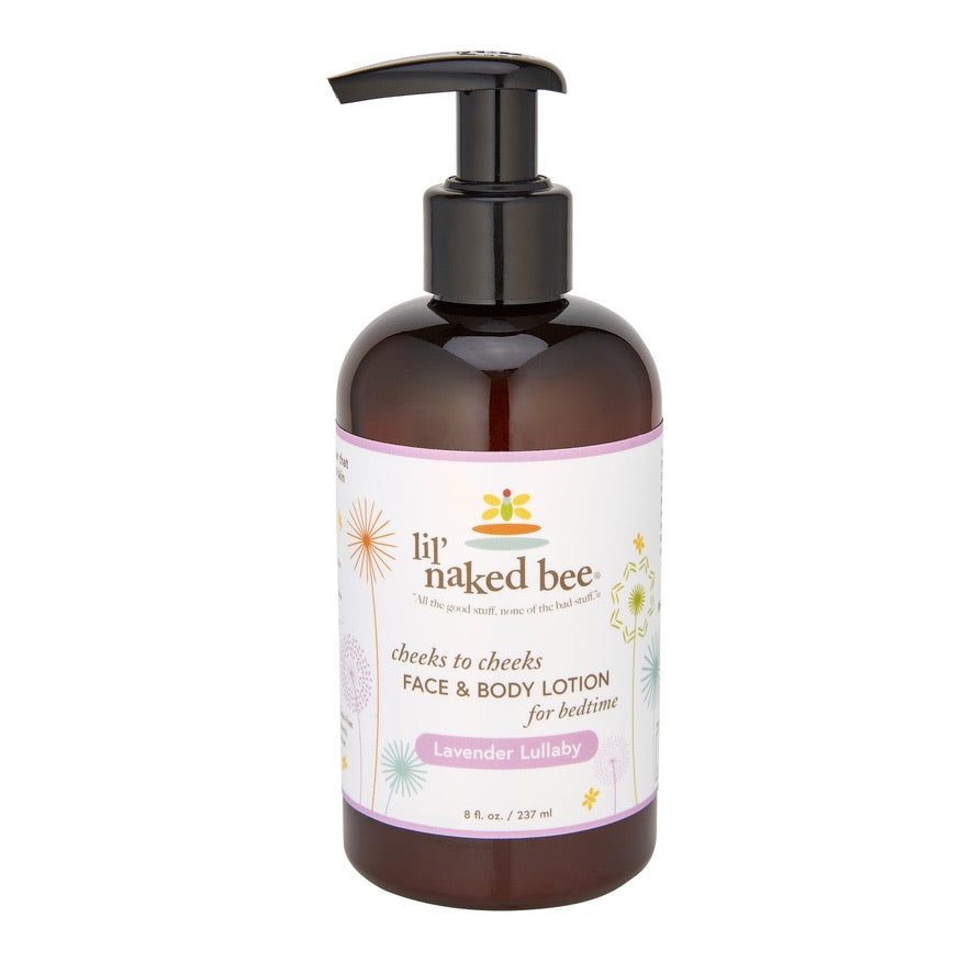 Naked Bee - Lil' Naked Bee - Cheeks to Cheeks - Face & Body Lotion For Bedtime - Lavender