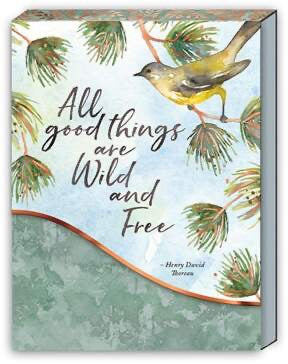 Note Pad - All Things Are Wild And Free