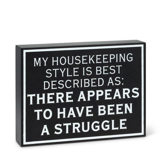 Sign - My Housekeeping...