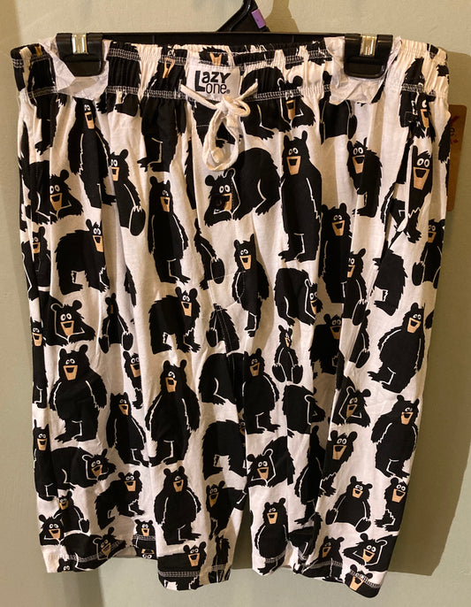 Unisex Adult PJ Shorts - Lazy One - Papa Bear