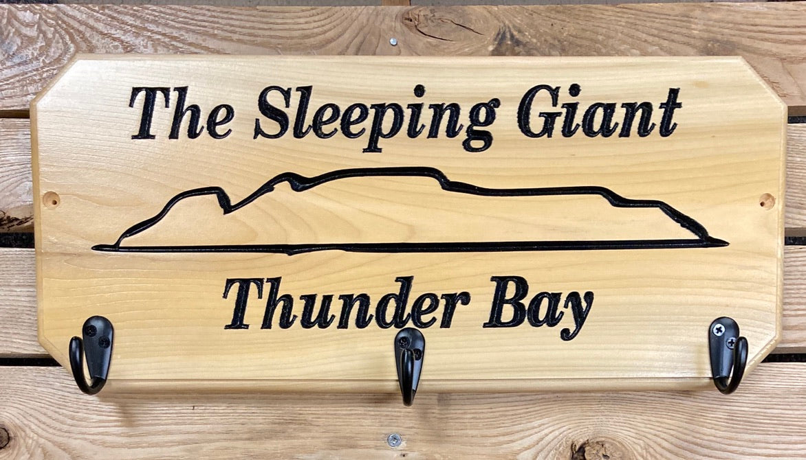 If I Were A Carpenter - Wall Mounted Hanging Hooks - Sleeping Giant