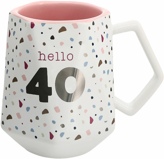 Drinkware - Happy Confetti to You - 40th