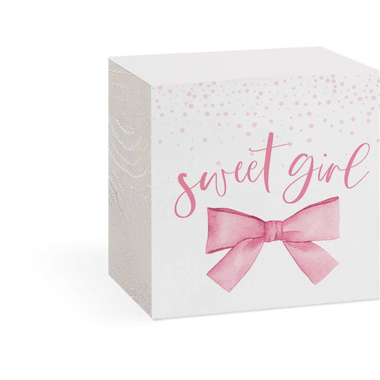 Sign - Wood Block - Sweet Girl