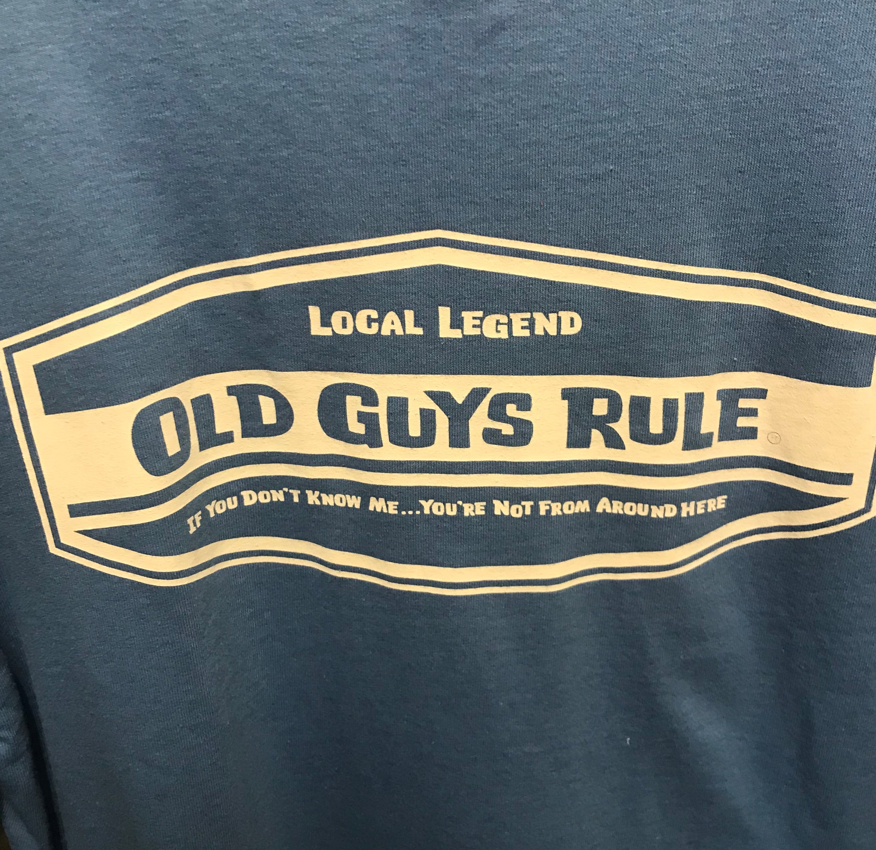 Blue Local Legends Old Guys Rule -