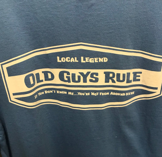 Old Guys Rule - "Local Legend" - Light Blue