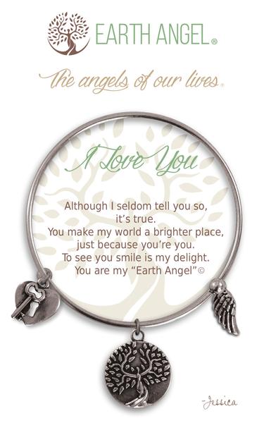 Earth Angel Bracelet - "I Love You"