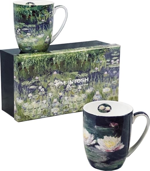 McIntosh China - Monet - Set of 2 - "Water Lillies"
