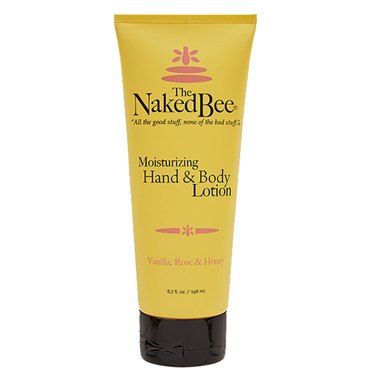 Naked Bee - Vanilla Rose & Honey Hand and Body Lotion.  6.7 fl oz/198 ml