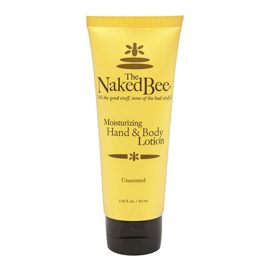 Naked Bee - Unscented  Hand and Body Lotion - 2.25 fl oz/67 ml