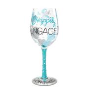 Lolita Wine Glass - "Happily Engaged"