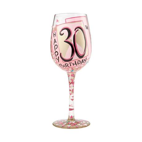 Lolita Wine Glass - "30th Birthday"