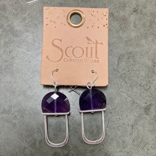 Scout Curated Wears - Stone of Protection - Amethyst Earrings