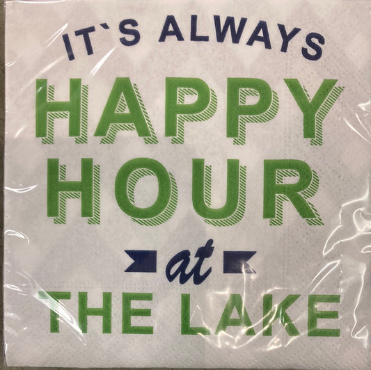 Napkins - Cocktail - Happy Hour